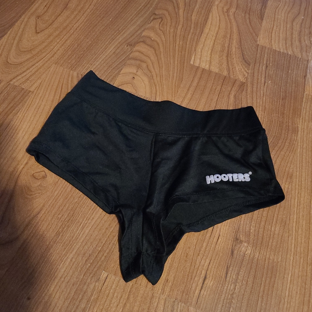 Black Hooters Small new style booty shorts - Picture 6 of 10